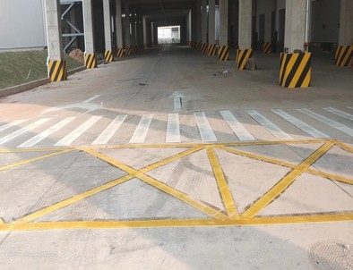 青海青海厂区道路标线施工